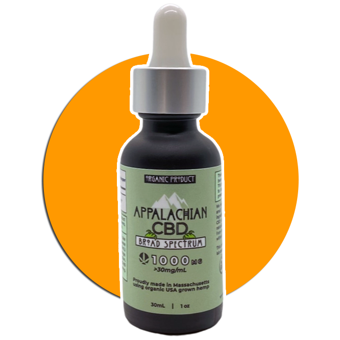 1000mg CBD Oil, Organic – Appalachian CBD