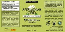 Load image into Gallery viewer, 2500mg CBD Oil, 60mL 2oz. Bottle